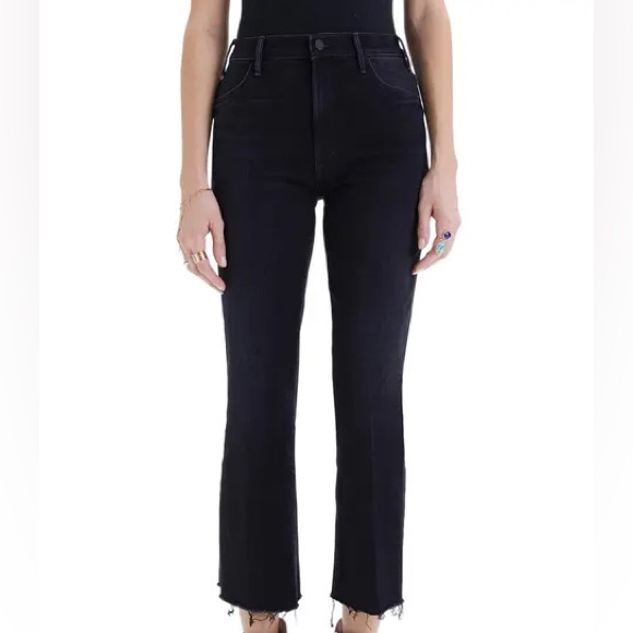 Mother High Waist Frayed Boot Cut Jeans - Picture 1 of 4